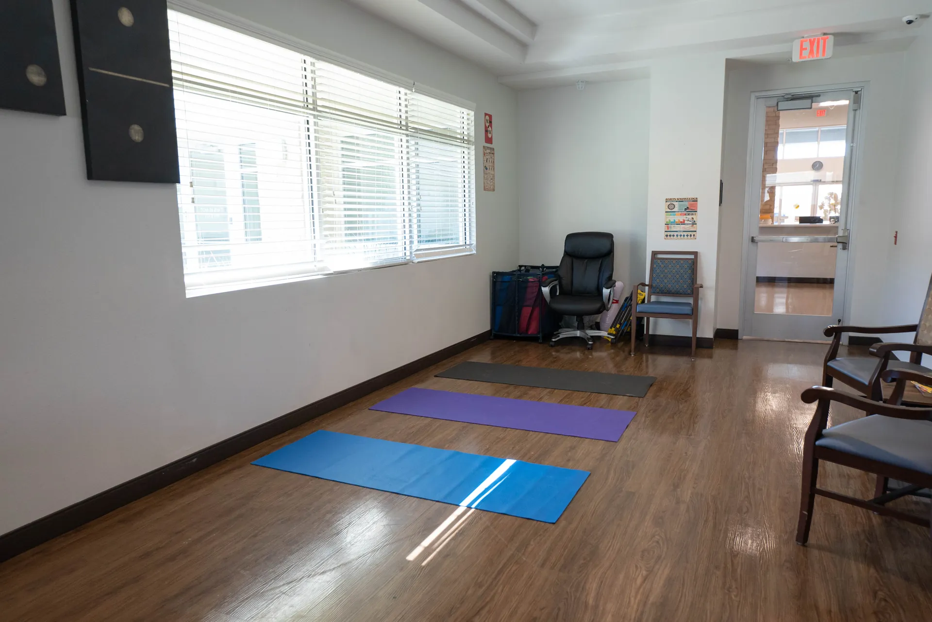 Wellness and yoga room